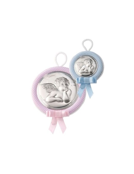 Medalla de Cuna Angel de la Guarda en Azul