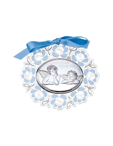 Medalla Angel Rafael para la Cuna en Azul