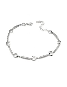 Pulsera Amor De Plata De Primera Ley