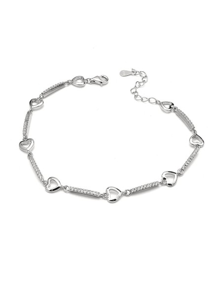 Pulsera Amor De Plata De Primera Ley