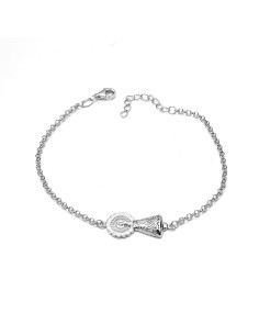 Pulsera Virgen Del Pilar De Plata De Primera Ley