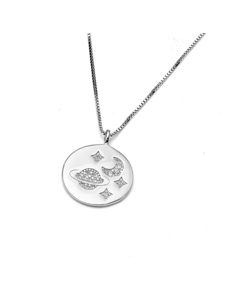 Colgante Universo De Plata De Primera Ley