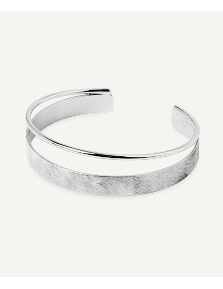 Pulsera Haru rígida doble línea de Vidal & Vidal - Joyería Taffeit