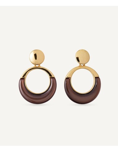 Pendientes Chocolat con Carey de Vidal & Vidal - Joyería Taffeit