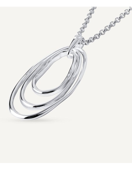 Colgante  Tres Aros Con Cadena De Vidal & Vidal - Joyería Taffeit