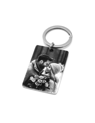 Llavero con foto personalizada de acero - Joyeria Taffeit