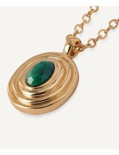 Colgante Lola De Piedra Jade Verde De Vidal Y Vidal - Joyería Taffeit 2