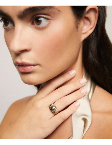 Sortija Dolores Con Rombos De Vidal & Vidal - Joyería Taffeit