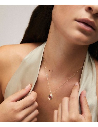 Colgante Lola De Vidal & Vidal Con Ágata Burdeos - Joyería Taffeit
