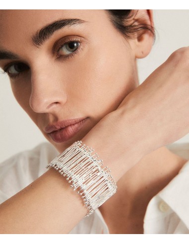 Brazalete Redosa Bañado En Plata 1 Ley Vidal & Vidal - Joyería Taffeit