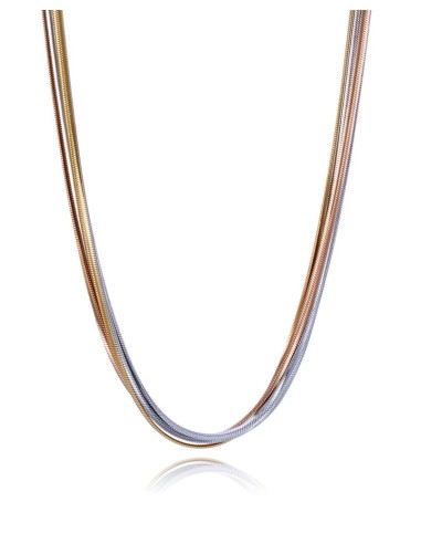 Collar Múltiple Tricolor De Acero Viceroy - Joyería Taffeit