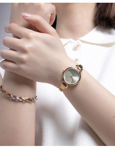 Pulsera Bitono De Acero Inoxidable De Vieroy - Joyería Taffeit