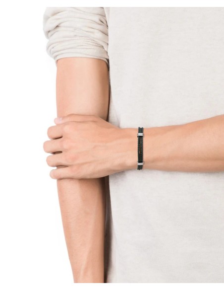 Pulsera Magnum De Piel Trenzada Hombre Viceroy - Joyería Taffeit