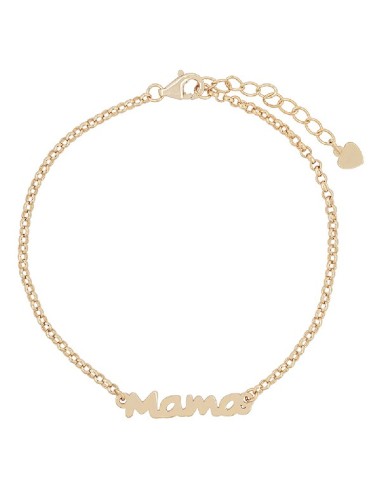 Pulsera Mamá Plata De Ley Chapada En Oro - Joyería Taffeit