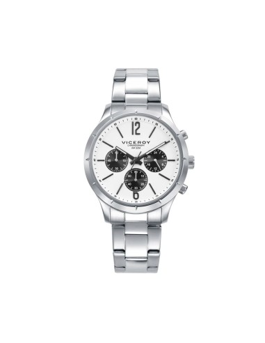 Reloj Viceroy Hombre Crono Esfera Blanca, 401495-05 - Taffeit