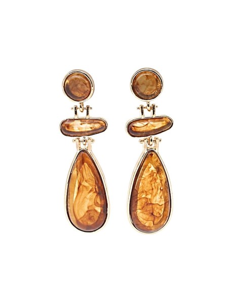 Pendientes Volcano de acero inoxidable - Joyería Taffeit