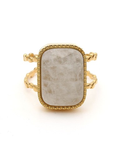 Sortija Valeria Acero inoxidable chapado en oro - Joyería Taffeit