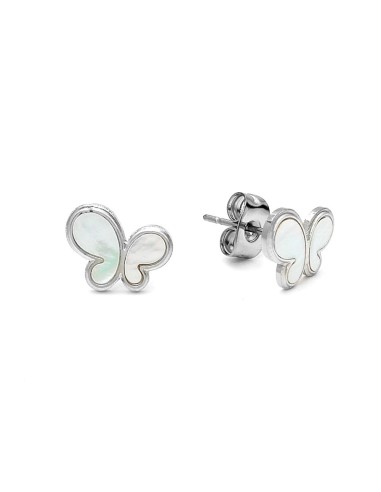 Pendientes Minerva de acero inoxidable - Joyería Taffeit