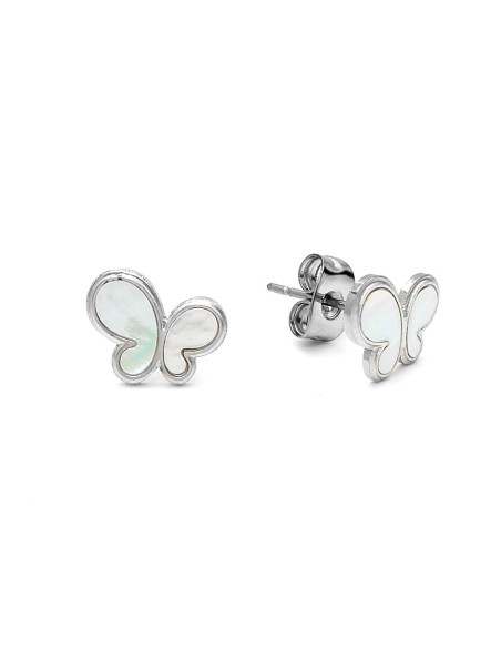 Pendientes Minerva de acero inoxidable - Joyería Taffeit